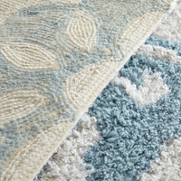 Chic-Home-Sarabi Plush Tufted Cotton Bathroom Rug-