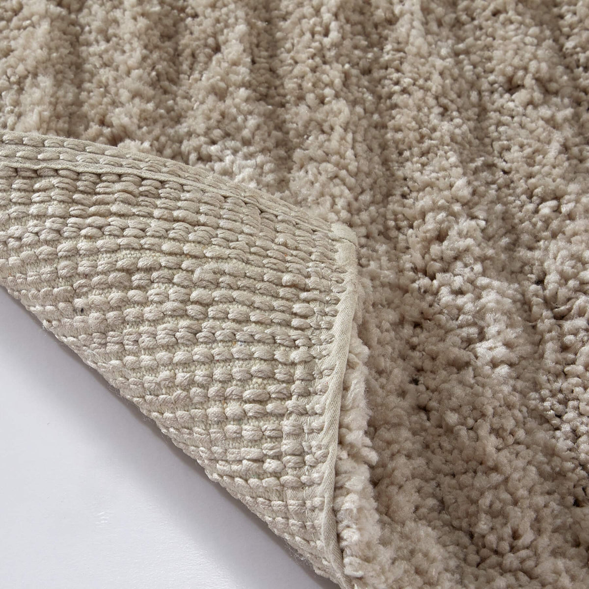 Chic-Home-Tyrion 2 Piece Plush Poly-Cotton Bath Rug Set-