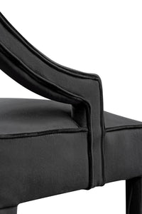Iconic Home Chiara Velvet Bar Stool 