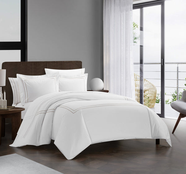Chic Home Alexander 7 Piece Cotton Duvet Cover Set 