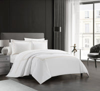 Chic Home Alford 3 Piece Cotton Duvet Cover Set 