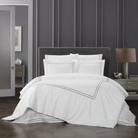 Chic Home Alford 3 Piece Cotton Duvet Cover Set Navy