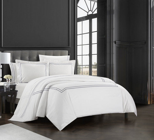 Chic Home Alford 7 Piece Cotton Duvet Cover Set 