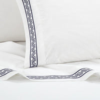 Chic Home Arden 4 Piece Embroidered Cotton Sheet Set 