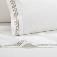 Chic Home Arden 4 Piece Embroidered Cotton Sheet Set 