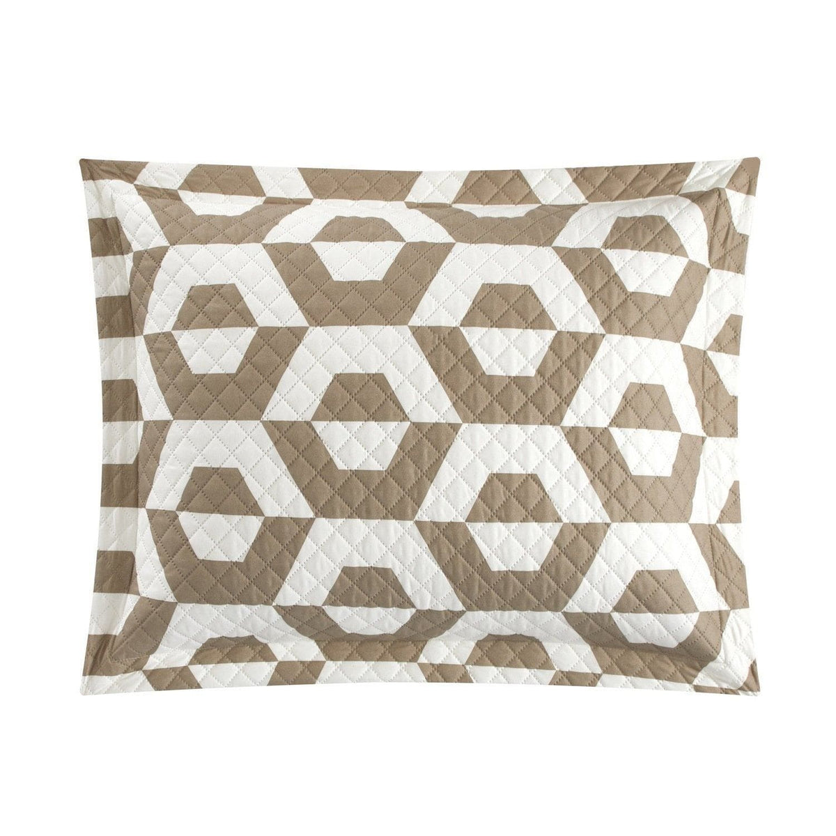 Chic Home Arthur 3 Piece Geometric Pattern Quilt Set 