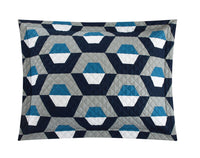 Chic Home Arthur 7 Piece Geometric Pattern Quilt Set 