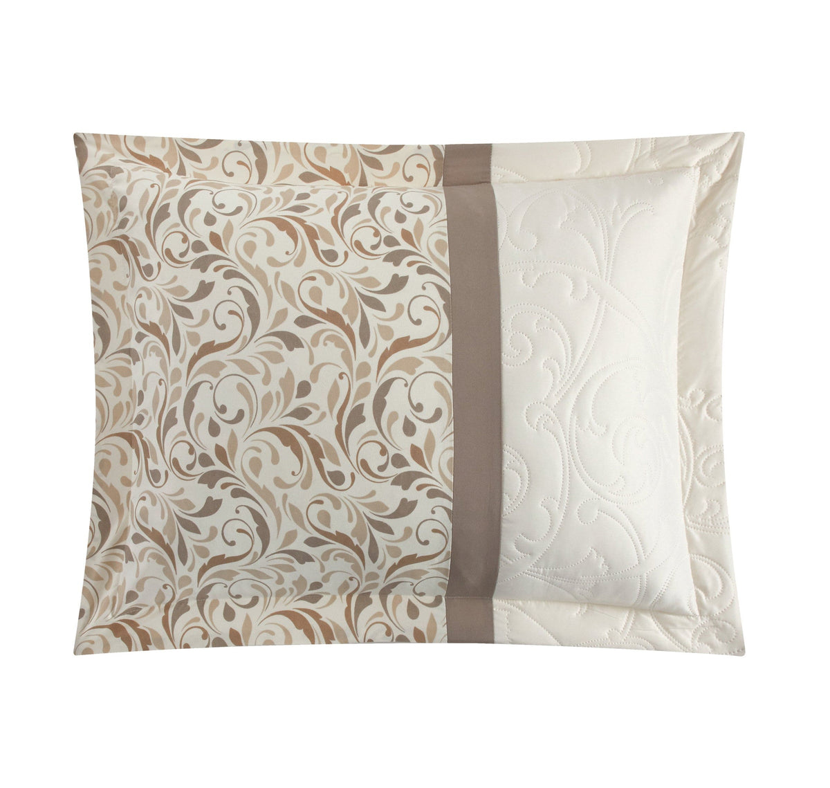 Chic Home Ava 8 Piece Color Block Floral Comforter Set 
