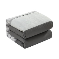 Chic Home Ava 8 Piece Color Block Floral Comforter Set 