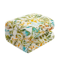 Chic Home Blaire 4 Piece Reversible Floral Print Comforter Set 
