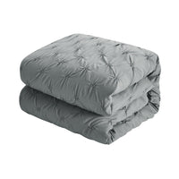 Chic Home Bradley 8 Piece Diamond Pinch Pleat Comforter Set 