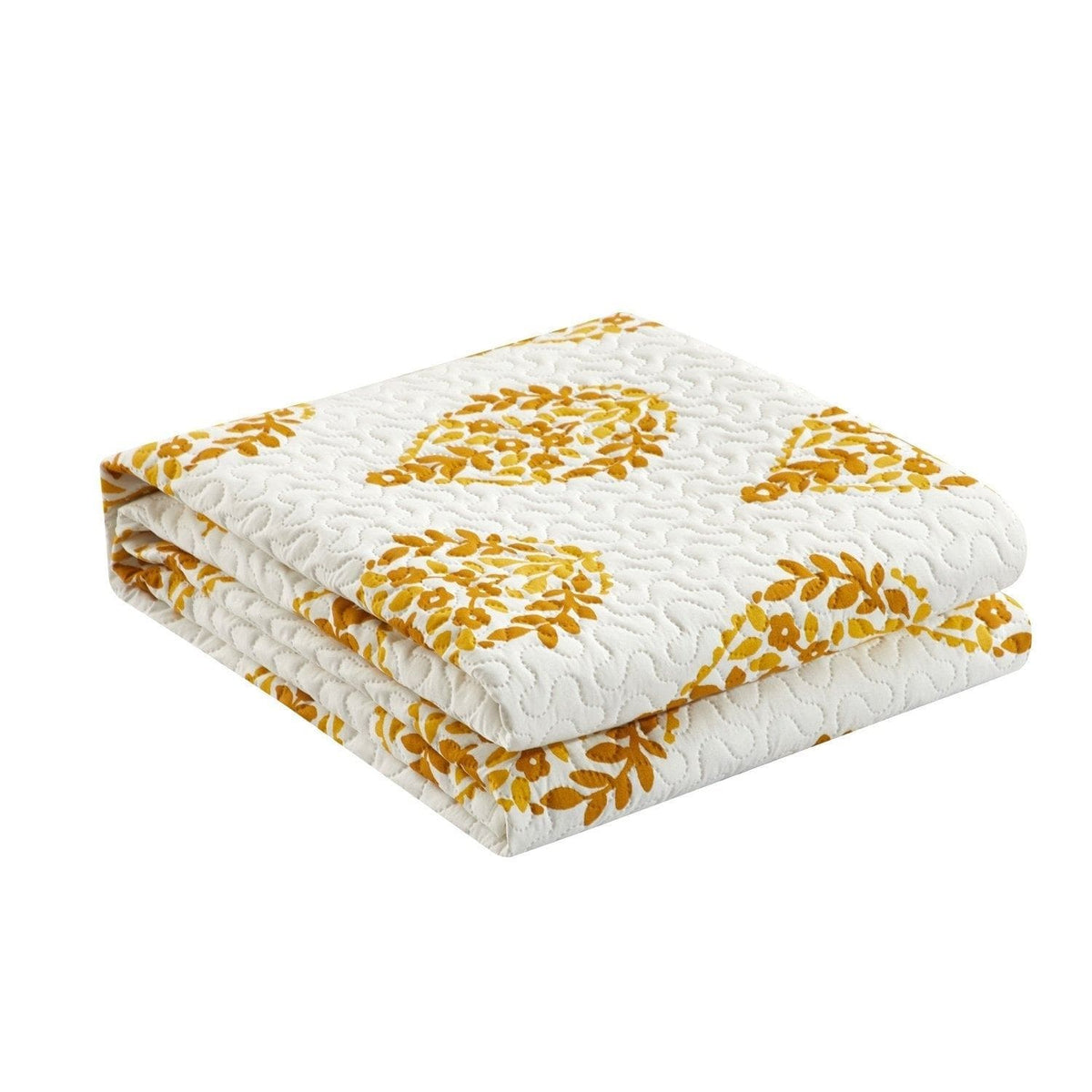Chic Home Breana 7 Piece Floral Medallion Print Quilt Set 