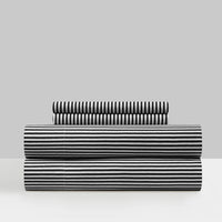 Chic Home Brooke 4 Piece Striped Sheet Set Charcoal
