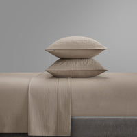 Chic Home Casey 4 Piece Washed Fabric Sheet Set 