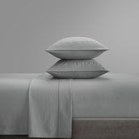 Chic Home Casey 4 Piece Washed Fabric Sheet Set 