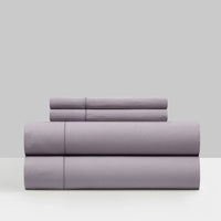 Chic Home Casey 4 Piece Washed Fabric Sheet Set Lavender
