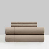 Chic Home Casey 4 Piece Washed Fabric Sheet Set Taupe