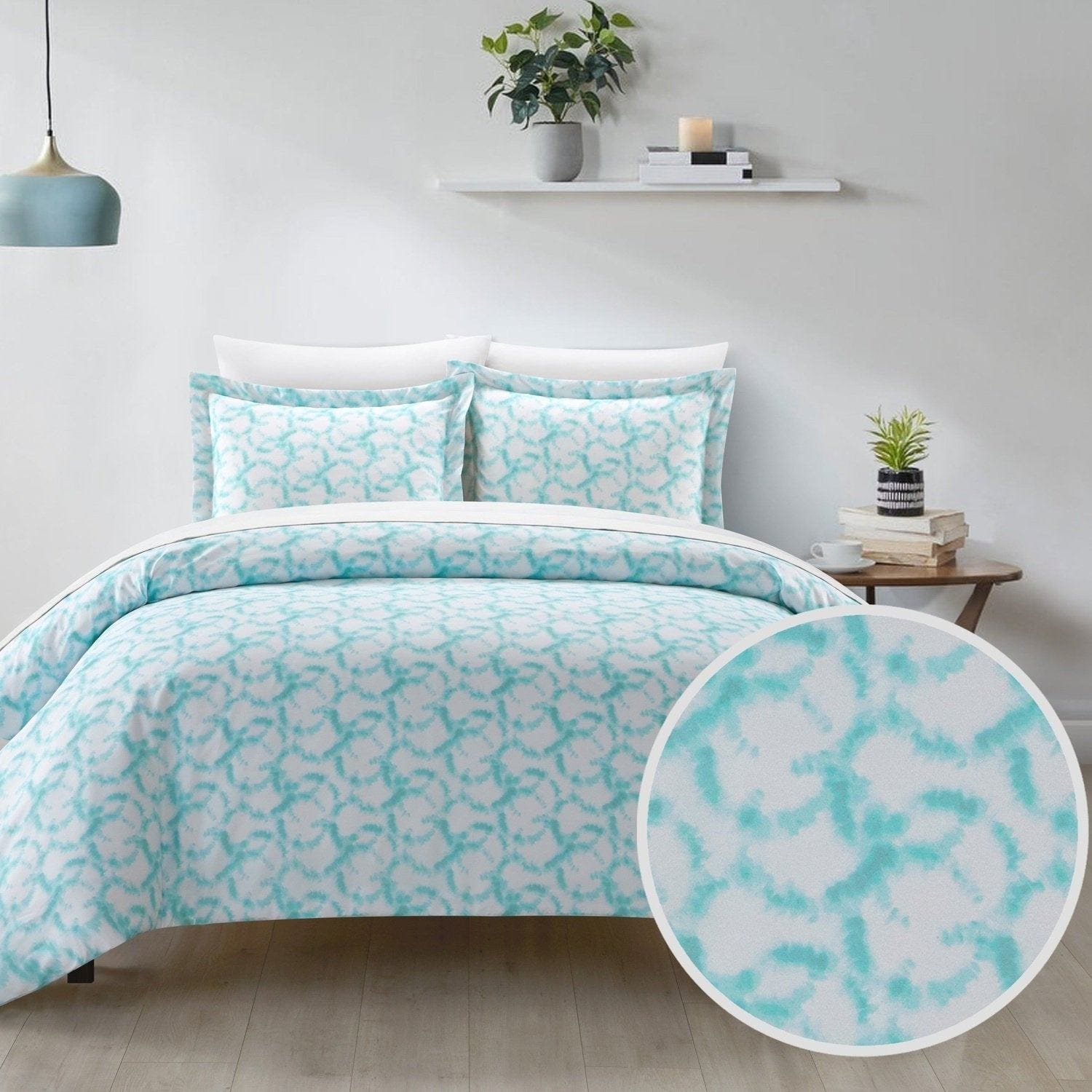 chic home Chrisley 3 Piece Watercolor Duvet Cover Set