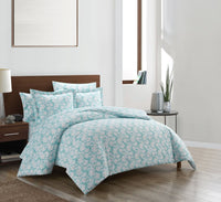 Chic Home Chrisley 7 Piece Watercolor Duvet Cover Set 