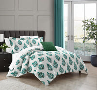 Chic Home Clarissa 8 Piece Floral Medallion Print Comforter Set 