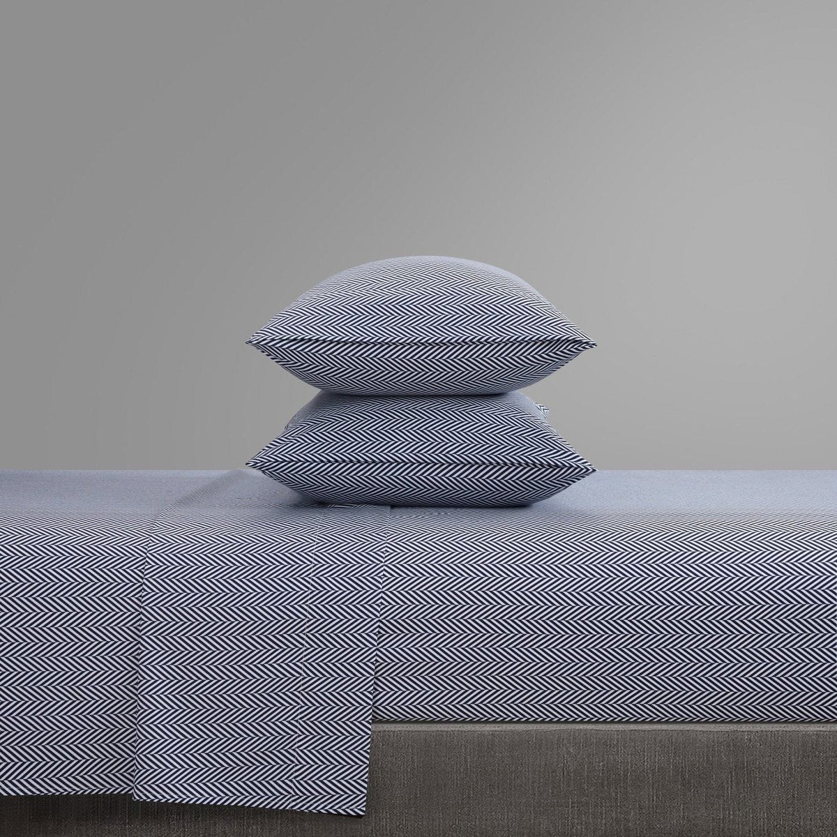 Chic Home Denise 4 Piece Graphic Herringbone Print Sheet Set 