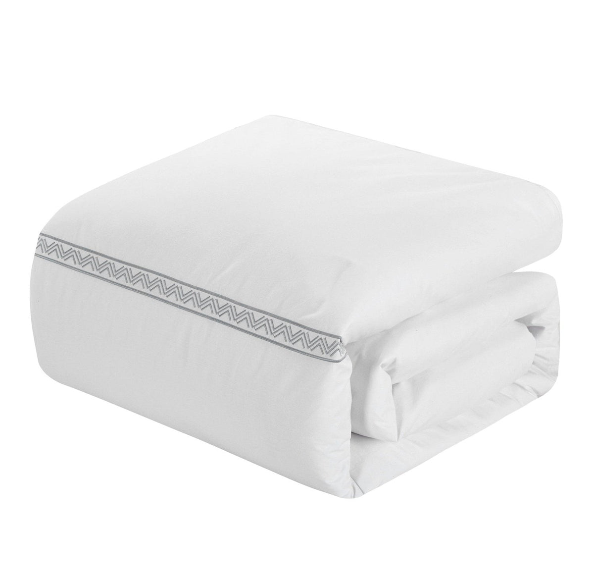 Chic Home Ella 3 Piece Cotton Duvet Cover Set 
