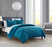 Chic Home Fargo 3 Piece Microplush Comforter Set 