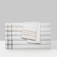 Chic Home Freya 4 Piece Embroidered Cotton Sheet Set 