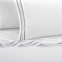 Chic Home Freya 4 Piece Embroidered Cotton Sheet Set 