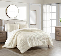 Chic Home Jessa 7 Piece Square Tile Pattern Comforter Set 