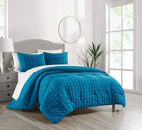 Chic Home Jessa 7 Piece Square Tile Pattern Comforter Set 