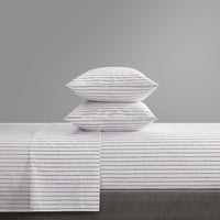 Chic Home Kailey 4 Piece Dot Striped Sheet Set 