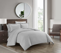 Chic Home Laurel 7 Piece Graphic Herringbone Print Duvet Cover Set 