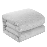 Chic Home Laurel 7 Piece Graphic Herringbone Print Duvet Cover Set 