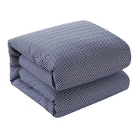 Chic Home Laurel 7 Piece Graphic Herringbone Print Duvet Cover Set 