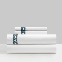 Chic Home Lewiston 7 Piece Cotton Blend 1500 TC Duvet Cover Set 
