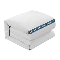 Chic Home Lewiston 7 Piece Cotton Blend 1500 TC Duvet Cover Set 
