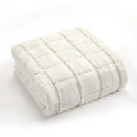 Chic Home Liana Jacquard Faux Fur Throw Blanket 