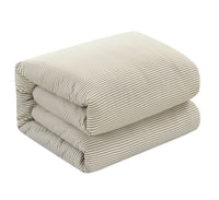 Chic Home Morgan 3 Piece Striped Duvet Cover Set 