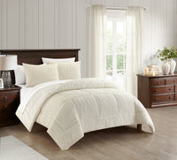 Chic Home Pacifica 7 Piece Faux Fur Comforter Set 