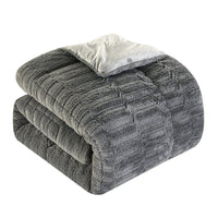 Chic Home Pacifica 7 Piece Faux Fur Comforter Set 