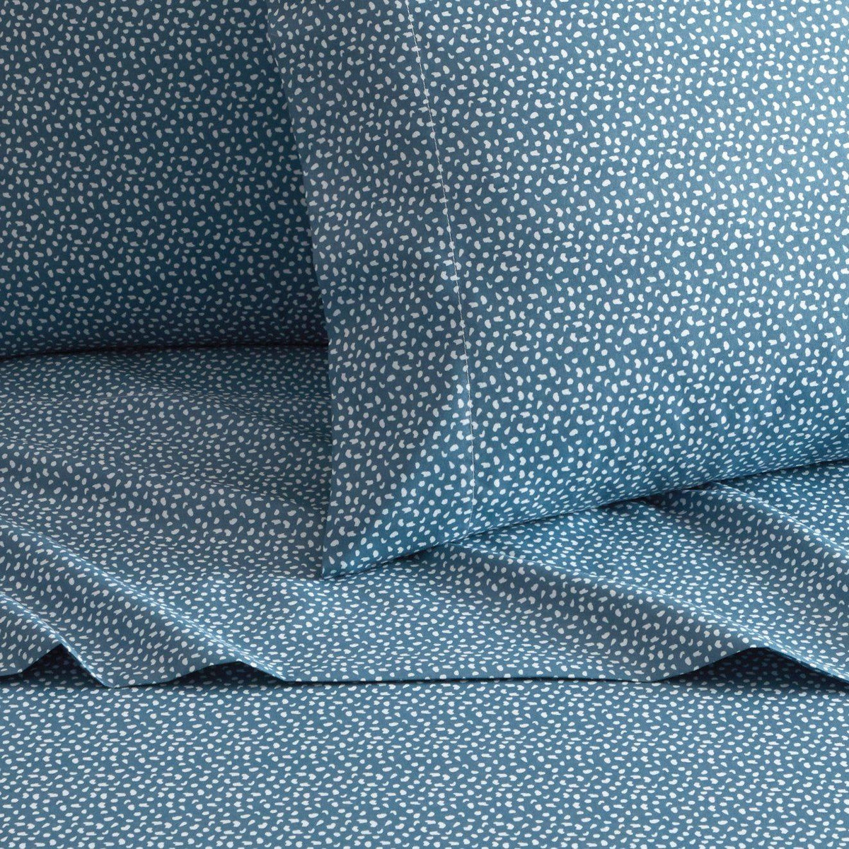 Chic Home Raven 4 Piece Spotted Print Sheet Set 