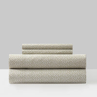 Chic Home Raven 4 Piece Spotted Print Sheet Set Beige
