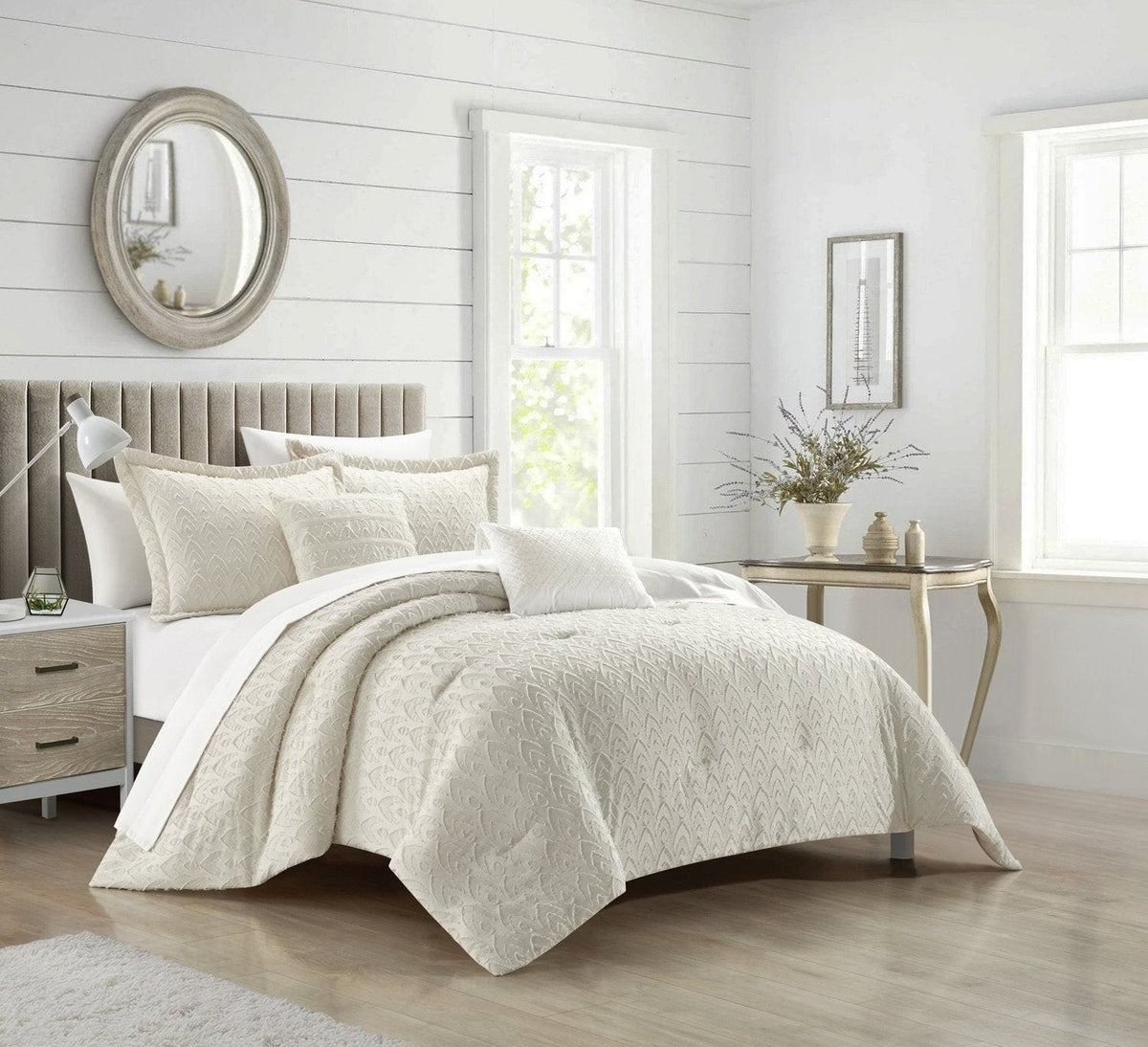 Chic Home Reign 9 Piece Jacquard Comforter Set 