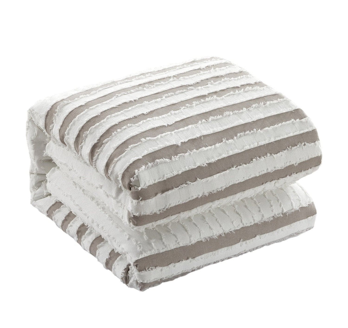 Chic Home Salma 3 Piece Cotton Jacquard Duvet Cover Set 