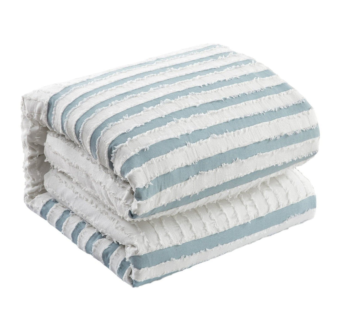 Chic Home Salma 3 Piece Cotton Jacquard Duvet Cover Set 