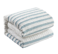 Chic Home Salma 3 Piece Cotton Jacquard Duvet Cover Set 