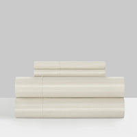 Chic Home Siena 4 Piece Striped Sheet Set Beige