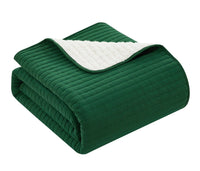 Chic Home St Paul 3 Piece Sherpa Lined Quilt Set 