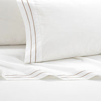 Chic Home Valencia 4 Piece Embroidered Cotton Sheet Set 